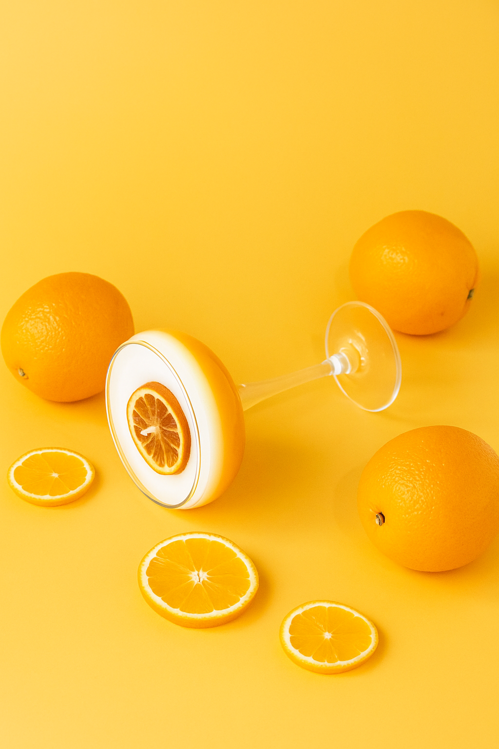 Orange Coctail Candle